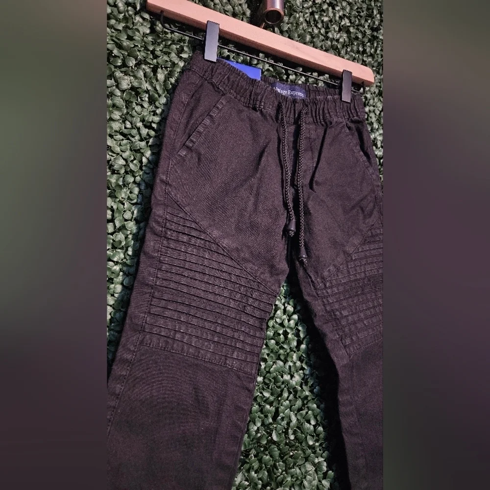 Kids Black Casual Jogger Pants